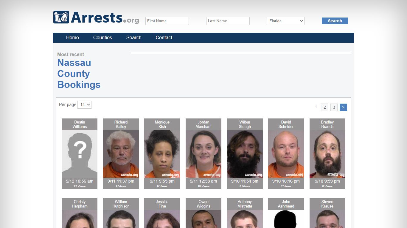 Nassau County Arrests and Inmate Search